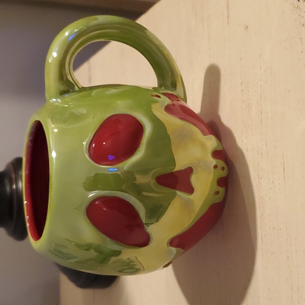 Disney Villains Evil Queen Poison Apple Red & Green Ceramic Mug